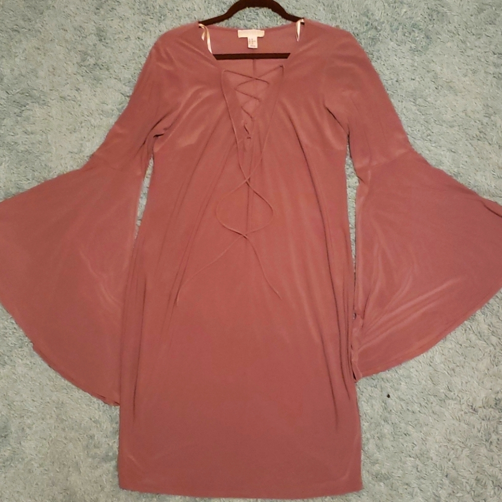 Mauve Bodycon Midi